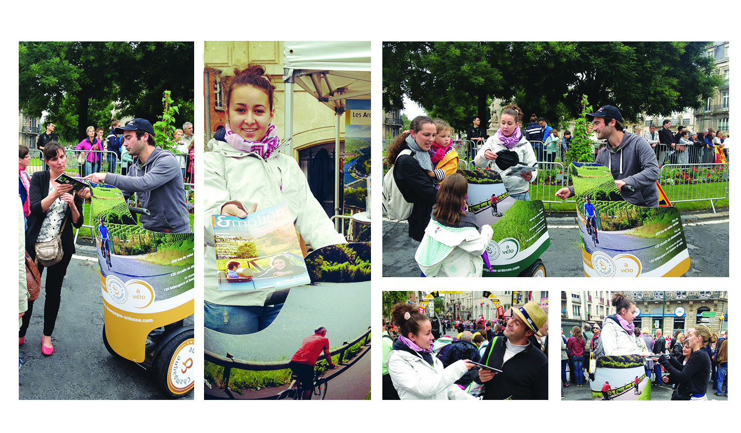 Photographies de l'évènement street marketing à Reims dans la Marnes par l'agence de communication Talacom